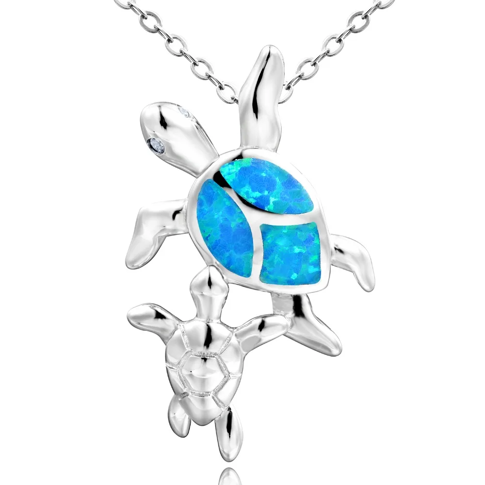 DORMITH 925 sterling silver necklace synthesis opal Parent-Child Tortoise pendants necklace rhodium plating for women jewelry
DORMITH 925 sterling silver necklace synthesis opal Parent-Child Tortoise pendants necklace rhodium plating for women jewelry