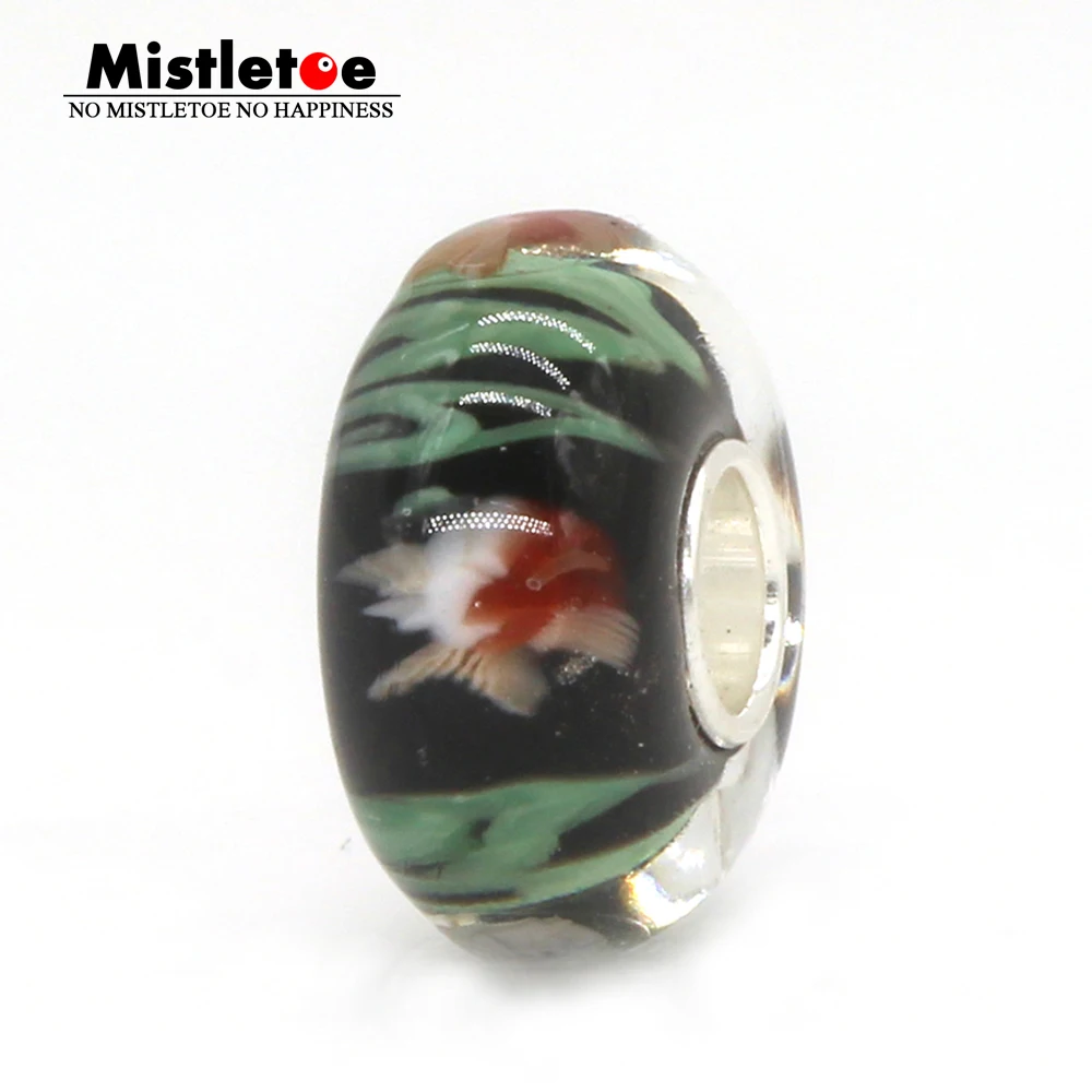 Mistletoe Jewelry 925 Sterling Silver 3D Fish Murano Glass Charm Bead Fit European Troll Bracelet
Mistletoe Jewelry 925 Sterling Silver 3D Fish Murano Glass Charm Bead Fit European Troll Bracelet