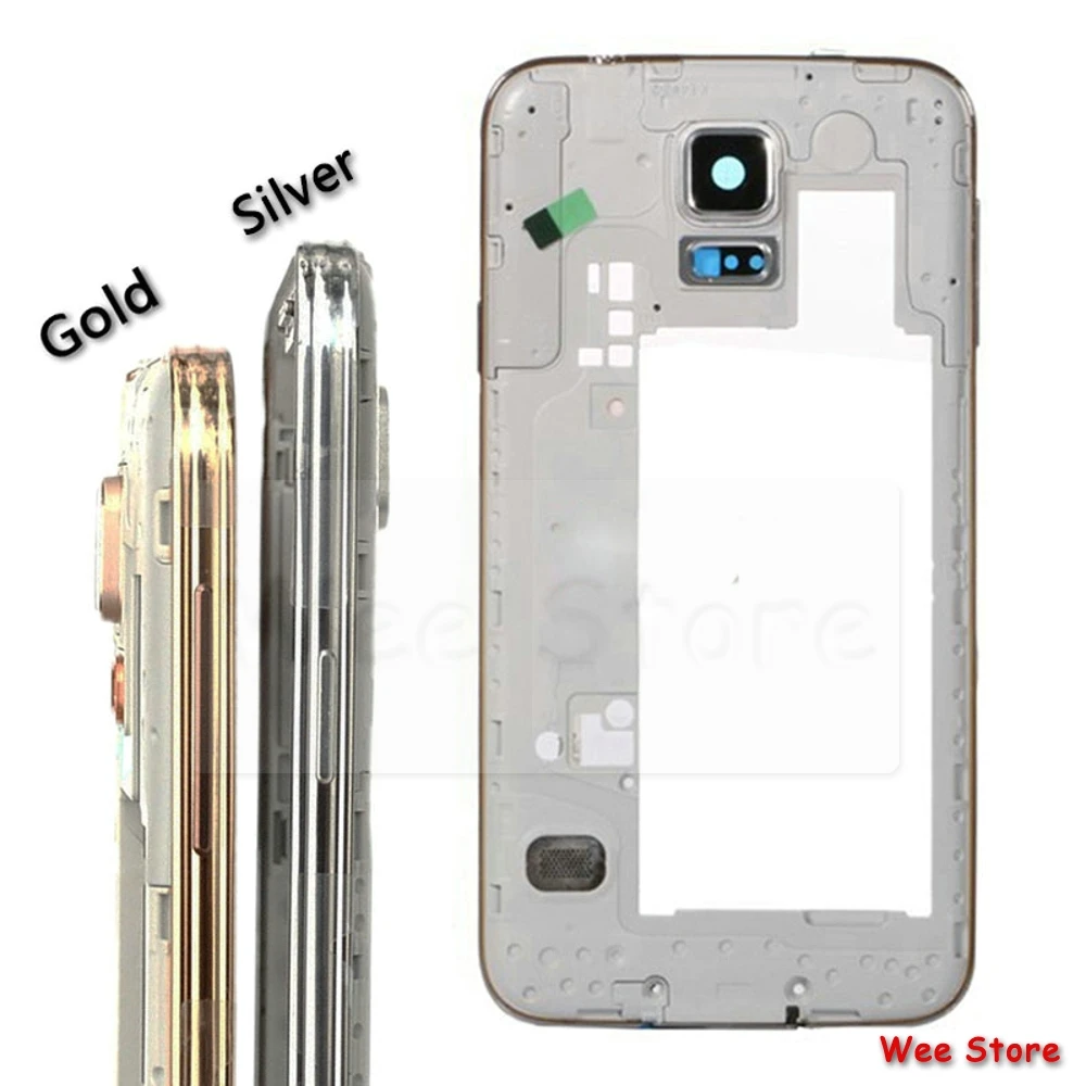 For Samsung Galaxy S5 G900h G900f Middle Bezel Plate Front Frame Housing Cover Gold Silver Buttons
For Samsung Galaxy S5 G900h G900f Middle Bezel Plate Front Frame Housing Cover Gold Silver Buttons