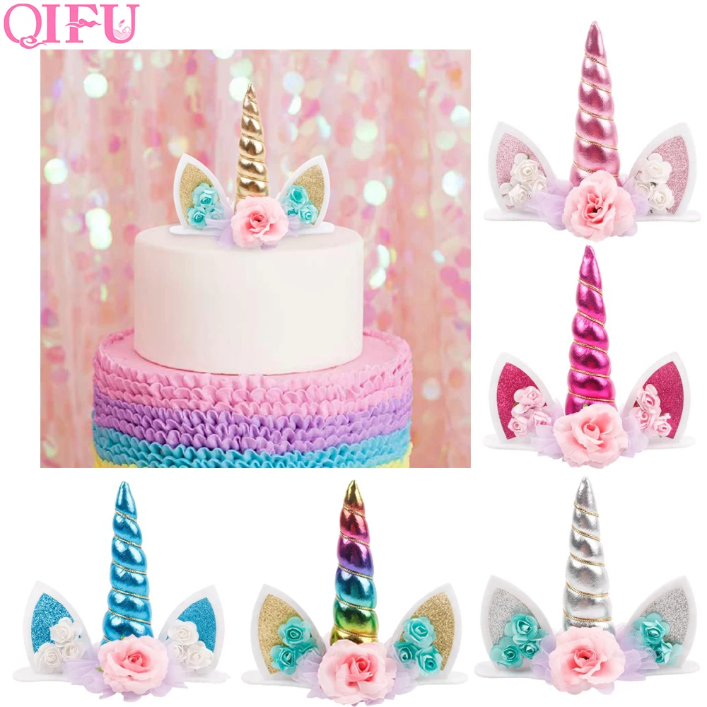 QIFU Unicorn Horn Cake Topper Happy Birthday Cake Topper Wedding Cake Decorating Supplies Unicorn Party Decoration Unicornio
QIFU Unicorn Horn Cake Topper Happy Birthday Cake Topper Wedding Cake Decorating Supplies Unicorn Party Decoration Unicornio