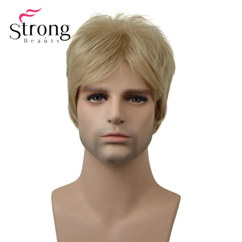 StrongBeauty Blonde Short Striaght Full Synthetic Wig for Men Male Hair Fleeciness Realistic Wigs COLOUR CHOICES
StrongBeauty Blonde Short Striaght Full Synthetic Wig for Men Male Hair Fleeciness Realistic Wigs COLOUR CHOICES