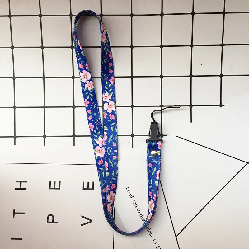 Tfshining Fashion Flowers Mobile Phone Straps Lanyard Neck Strap For Keys DIY Universal Phone Strap Rope For iphone Huawei Phone (7)