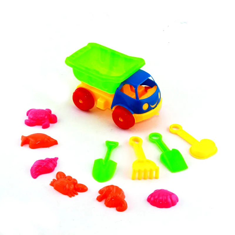 11pcs Summer Beach Sand Play Toys Sand Water Toys Kids Children Seaside Bucket Shovel Rake Truck Kit Pools & Water Fun
11pcs Summer Beach Sand Play Toys Sand Water Toys Kids Children Seaside Bucket Shovel Rake Truck Kit Pools & Water Fun
