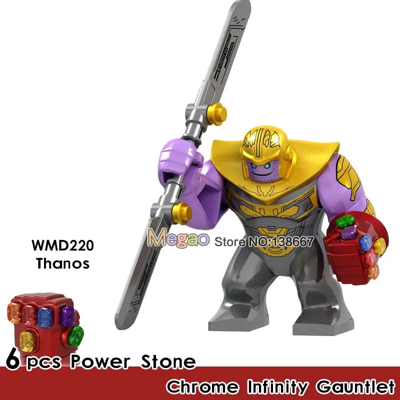 Marvel Big Size Thanos With Infinity Gauntlet War Machine Spiderman Black Panther Hulk Korg s Building Blocks toys
Marvel Big Size Thanos With Infinity Gauntlet War Machine Spiderman Black Panther Hulk Korg s Building Blocks toys