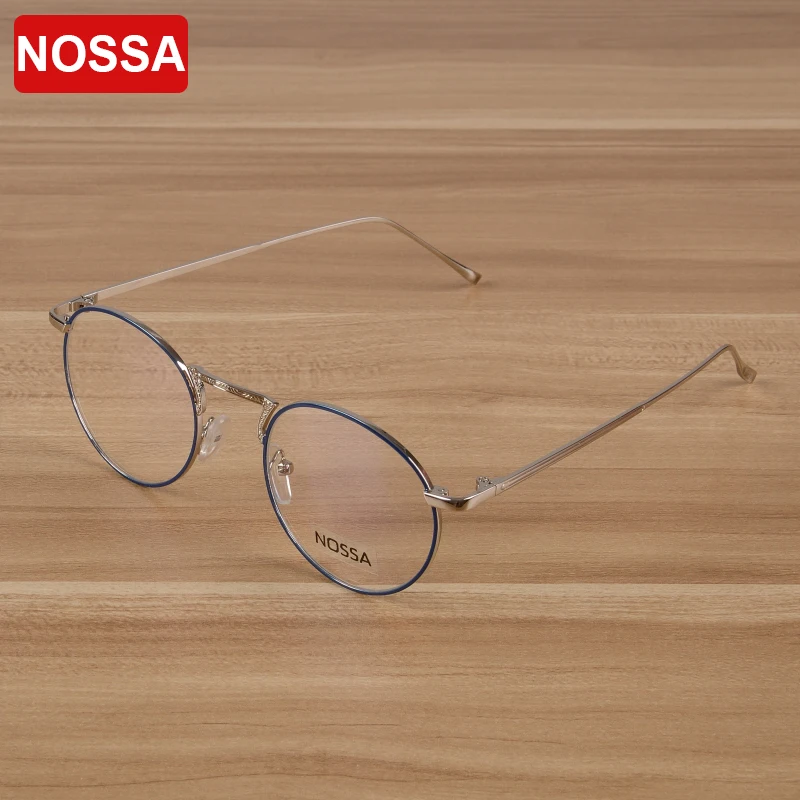 NOSSA Brand Women And Men Metal Optical Glasses Frame Elegant Glasses Prescription Eye Glasses Frame Students Spectacle Hot Sale
NOSSA Brand Women And Men Metal Optical Glasses Frame Elegant Glasses Prescription Eye Glasses Frame Students Spectacle Hot Sale