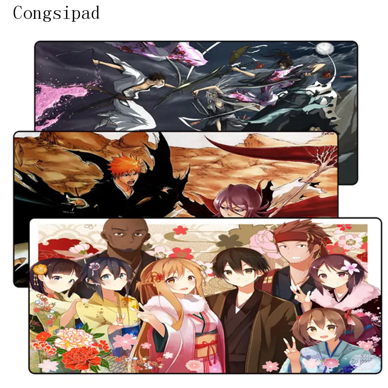 Congsipad Japanese Anime Design Bleach Large Lock Edge Rubber Mouse Mat Pad Size 30x60 /30x70 /30x80/ 30x90/40x90cm For CSGO LOL
Congsipad Japanese Anime Design Bleach Large Lock Edge Rubber Mouse Mat Pad Size 30x60 /30x70 /30x80/ 30x90/40x90cm For CSGO LOL