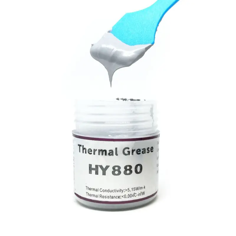 HALNZIYE HY880 Gray Thermal Grease processor CPU Cooler Fan 10g VGA Compound Heatsink Plaster paste
HALNZIYE HY880 Gray Thermal Grease processor CPU Cooler Fan 10g VGA Compound Heatsink Plaster paste