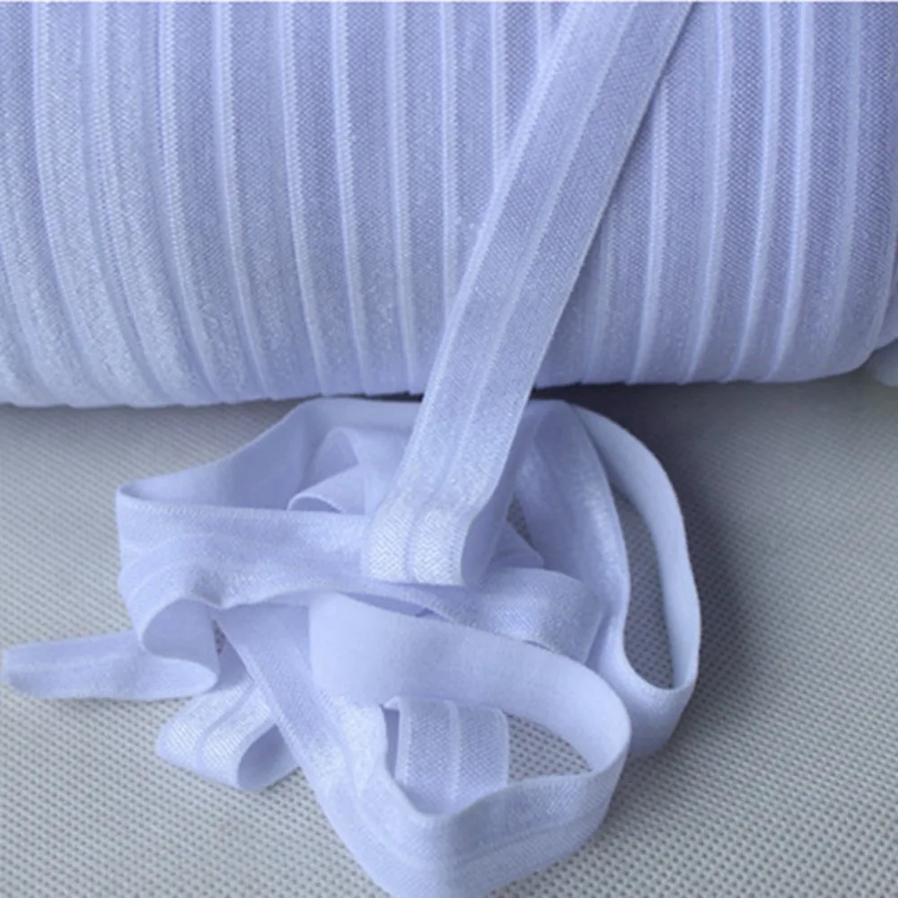 T.R RIBBON Fashion #029-white 5/8" FOE elastic, solid Fold Over Elastic FOE for Headbands 50yards
T.R RIBBON Fashion #029-white 5/8" FOE elastic, solid Fold Over Elastic FOE for Headbands 50yards