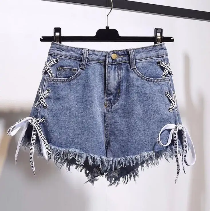 Summer New Women Sexy High Waist Bandage Bodycon Denim Ripped Hole Short Jeans Mini Shorts White Blue Black S-3XL 4XL 5XL 6XL
Summer New Women Sexy High Waist Bandage Bodycon Denim Ripped Hole Short Jeans Mini Shorts White Blue Black S-3XL 4XL 5XL 6XL
