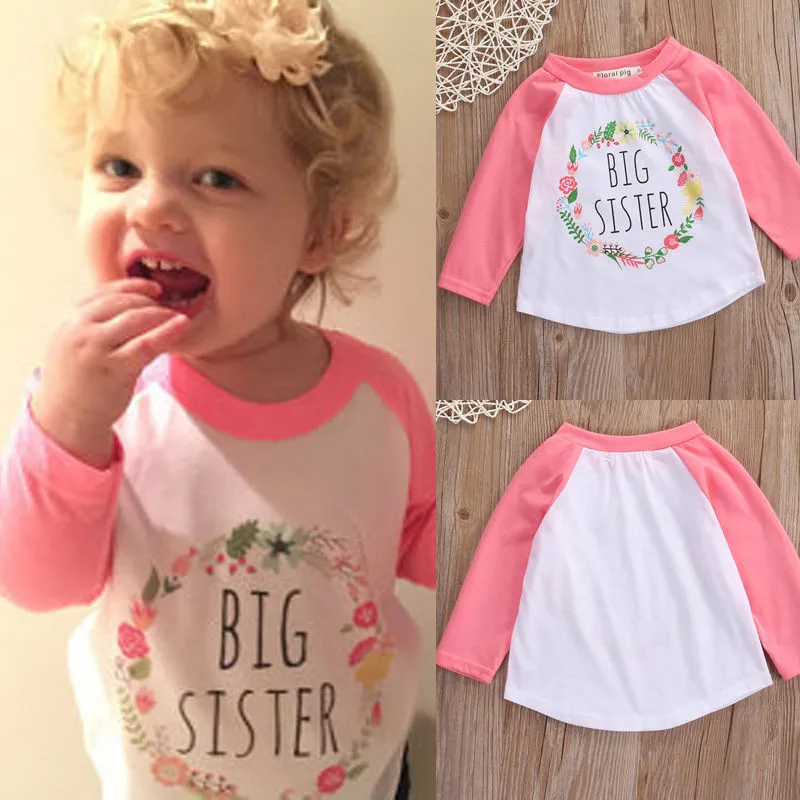 Cute Baby Girls T-Shirt Casual Cotton Clothes Summer Wear Flower Letter Printed Long Sleeve Tops Tee Lovely Outfits 0-5T
Cute Baby Girls T-Shirt Casual Cotton Clothes Summer Wear Flower Letter Printed Long Sleeve Tops Tee Lovely Outfits 0-5T