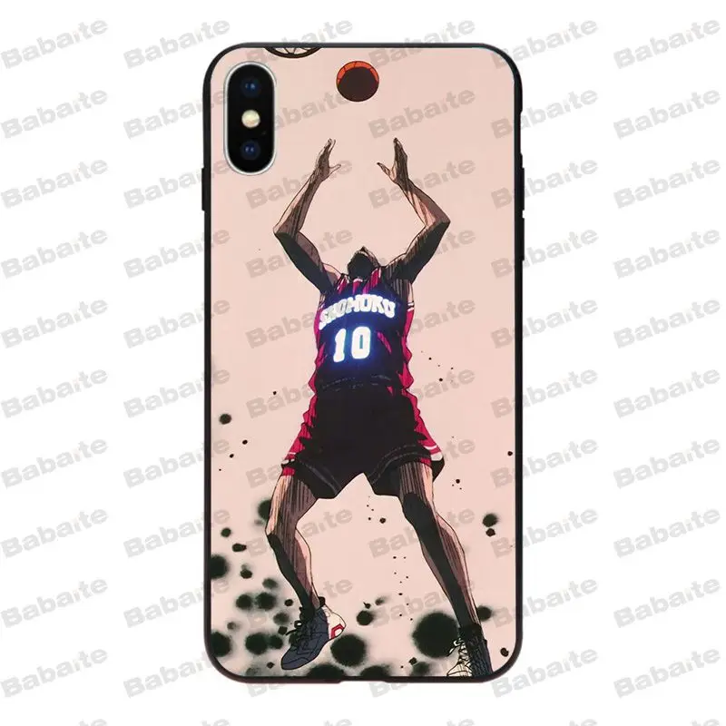 Babaite Slam Dunk Soft Rubber Black Phone Case For Iphone X Xs Xr Xsmax 10 7 7plus 8 8plus 6 6s 5 5s Se 5c11 11pro 11promax Aliexpress