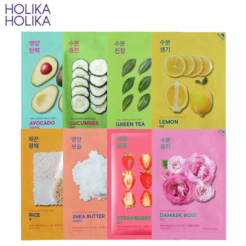 Holika Holika Natural Pure Essence Sheet Mask Face Mask Whitening Moisturizing Anti Wrinkle Facial Mask Korea Skin Care Product
Holika Holika Natural Pure Essence Sheet Mask Face Mask Whitening Moisturizing Anti Wrinkle Facial Mask Korea Skin Care Product