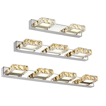 Modern 6W 9W 12W led wall light in bathroom AC110V/220V Square Crystal Sconce Lamp Indoor Cabinet wall lamp Waterproof IC Driver
Modern 6W 9W 12W led wall light in bathroom AC110V/220V Square Crystal Sconce Lamp Indoor Cabinet wall lamp Waterproof IC Driver