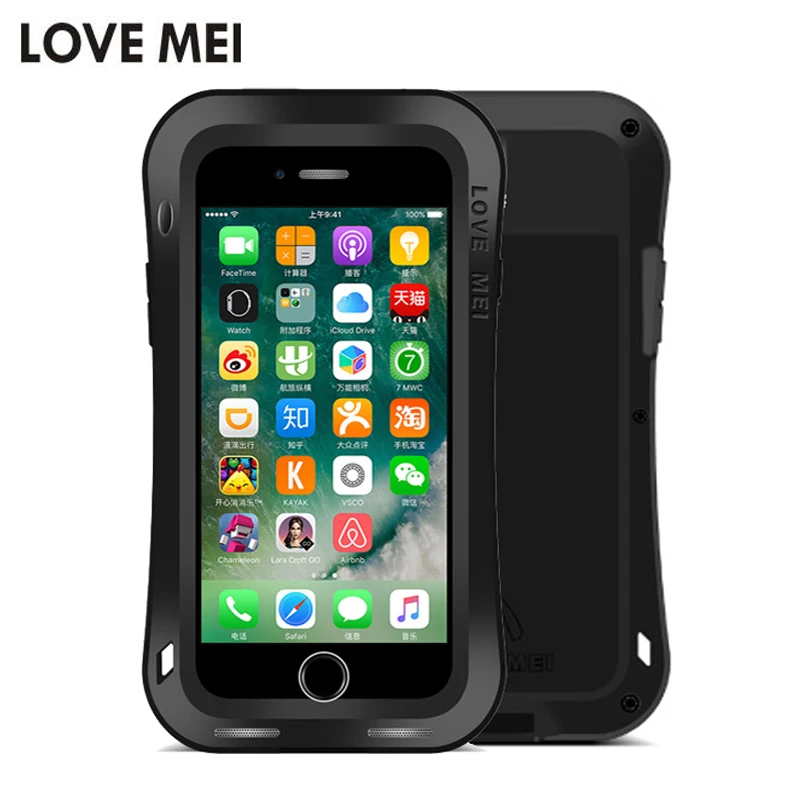 LOVE MEI Small Waist Armor Case For iPhone 8 8 Plus Metal Aluminum+TPU Powerful Shockproof Cover For iPhone 7 7 Plus case fundas
LOVE MEI Small Waist Armor Case For iPhone 8 8 Plus Metal Aluminum+TPU Powerful Shockproof Cover For iPhone 7 7 Plus case fundas