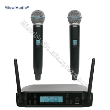 UHF 2 Channel Dynamic Handheld Omnidirectional Wireless Microphone System Frequency Adjustable Perfect For Stage Karaoke
UHF 2 Channel Dynamic Handheld Omnidirectional Wireless Microphone System Frequency Adjustable Perfect For Stage Karaoke
