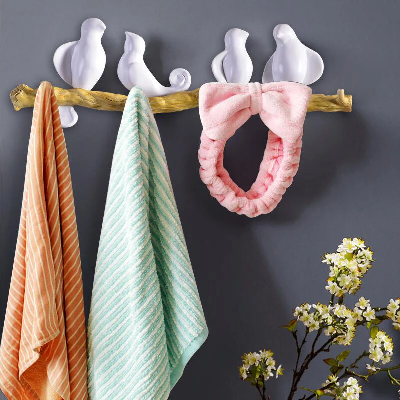 European 3D Stereo Birds Resin Home Hook Rack Wall Hanging Bird Mural Hot Coat Key Hanger Livingroom Ornament Crafts Decoration
European 3D Stereo Birds Resin Home Hook Rack Wall Hanging Bird Mural Hot Coat Key Hanger Livingroom Ornament Crafts Decoration