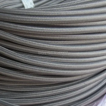 50 meters Light Grey 2 core x0.75mm2 Fabric Covered Electrical Cord Textile Electrical Wire Fabric Wire
50 meters Light Grey 2 core x0.75mm2 Fabric Covered Electrical Cord Textile Electrical Wire Fabric Wire