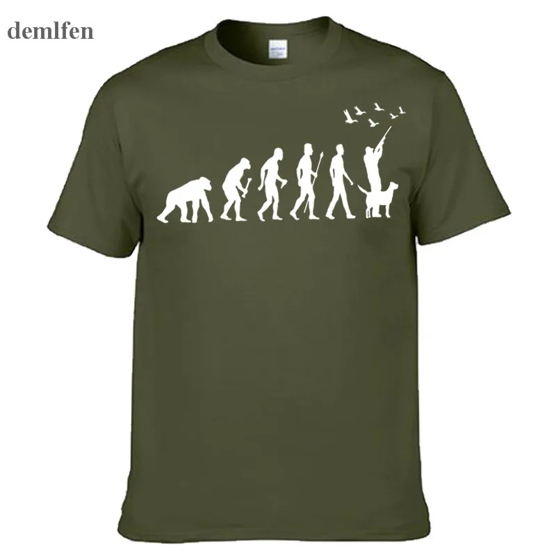 Summer Funny Hunt Evolution Hunter With Dog Duck T-shirt Men's Casual Cotton Printed T Shirt Short Sleeve Tees Tops
Summer Funny Hunt Evolution Hunter With Dog Duck T-shirt Men's Casual Cotton Printed T Shirt Short Sleeve Tees Tops