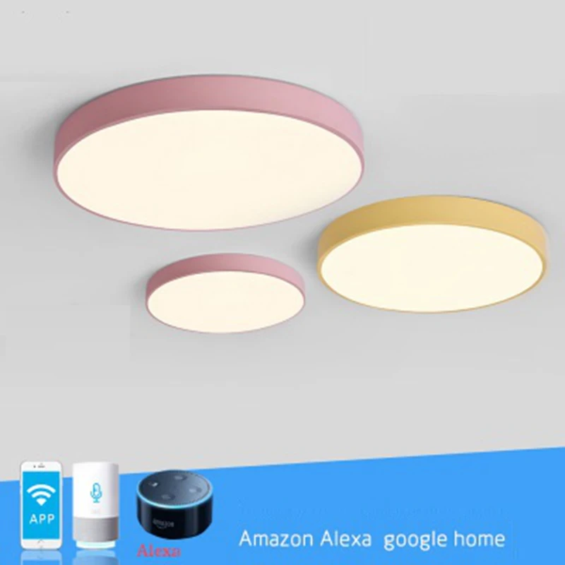 LukLoy Wifi Smart LED Ceiling Light Voice APP Control Ceiling Lamp Dimmable Alexa Lighting Fixtures Living Room Bedroom Cafe
LukLoy Wifi Smart LED Ceiling Light Voice APP Control Ceiling Lamp Dimmable Alexa Lighting Fixtures Living Room Bedroom Cafe