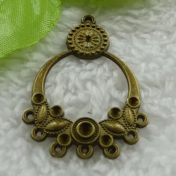 88 pieces antique bronze earring connectors 43x31mm #925
88 pieces antique bronze earring connectors 43x31mm #925