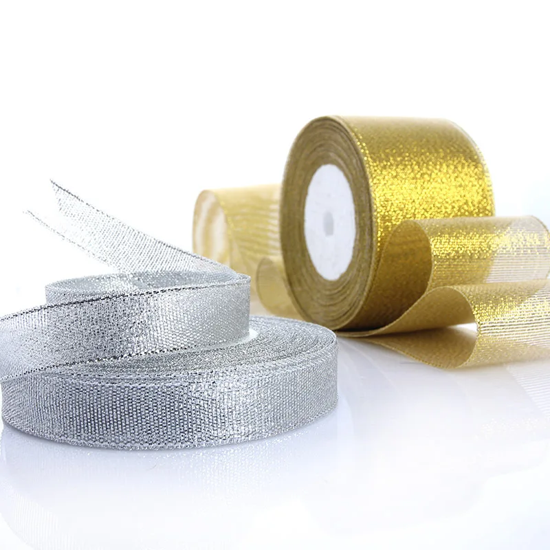 1PCS Gold Silver Ribbon Christmas Packing Ribbon Gift Wrap Tape Wedding Decor Webbing Invitation Card Gift Wrapping Riband
1PCS Gold Silver Ribbon Christmas Packing Ribbon Gift Wrap Tape Wedding Decor Webbing Invitation Card Gift Wrapping Riband
