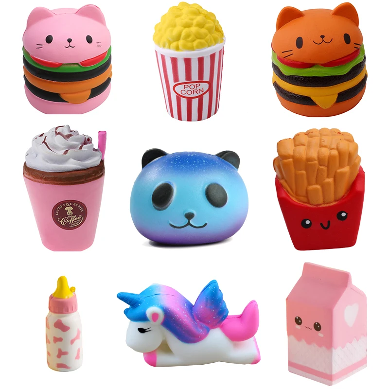 Simulation Unicorn Cat Ice Cream Panda Food Fruit Squeeze Toys Slow Rising PU anti-stress Kids Adult Toy squishy
Simulation Unicorn Cat Ice Cream Panda Food Fruit Squeeze Toys Slow Rising PU anti-stress Kids Adult Toy squishy