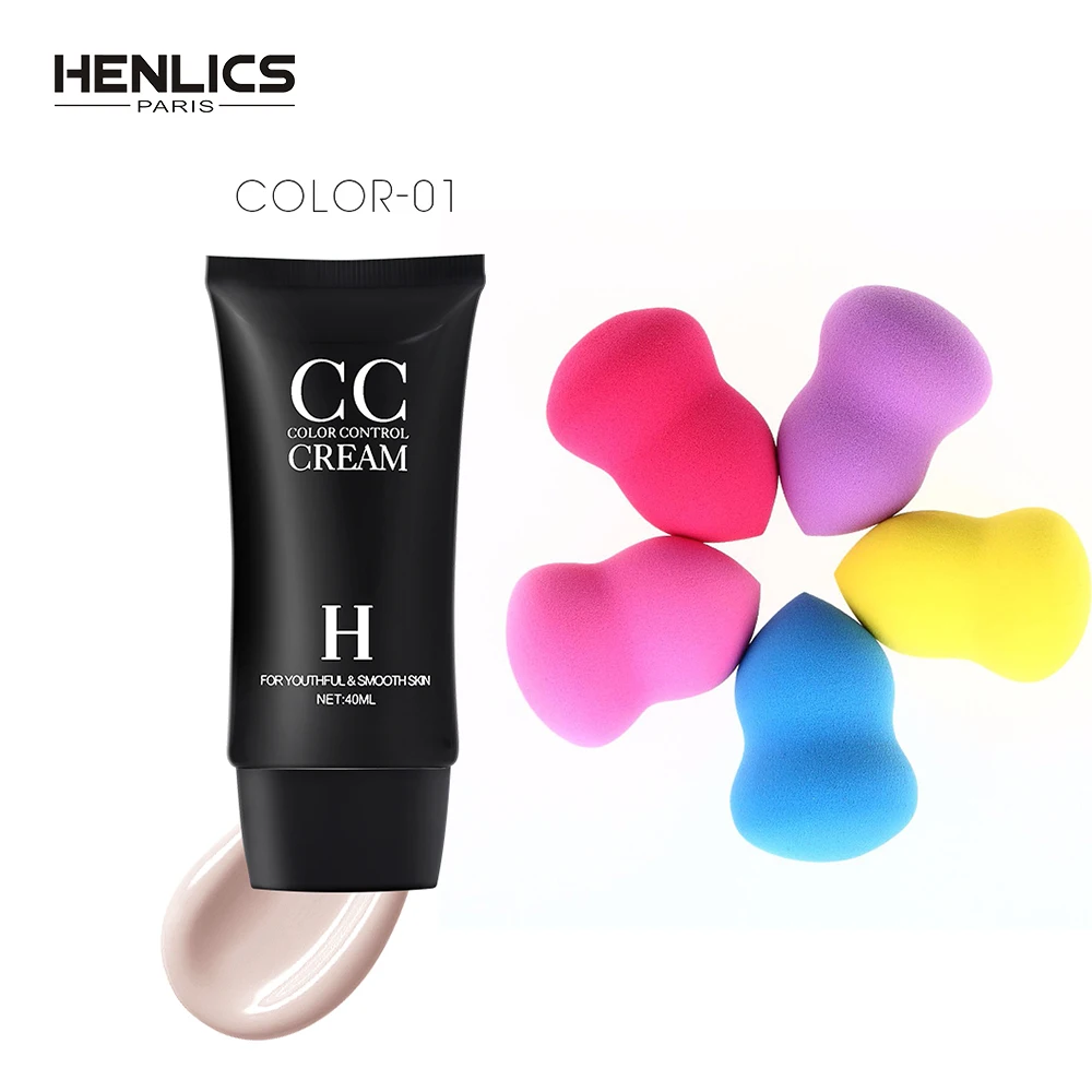 HENLICS SPF35 BB CC Cream+Make Up Puff Color Random Whitening Liquid Foundation Skin Primer Base Make Up Set
HENLICS SPF35 BB CC Cream+Make Up Puff Color Random Whitening Liquid Foundation Skin Primer Base Make Up Set