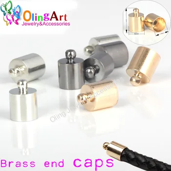 OlingArt 8mm Round Leather Cord Brass Bell Buckle Clasps Hooks for choose End Caps DIY Jewelry making Findings
OlingArt 8mm Round Leather Cord Brass Bell Buckle Clasps Hooks for choose End Caps DIY Jewelry making Findings