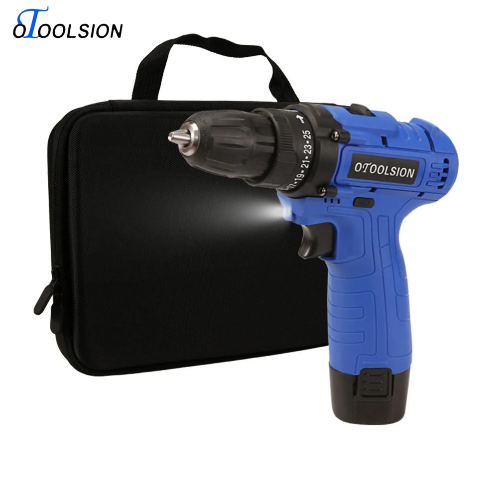 12V Electric Tools Screwdriver 1.5 Ah Wireless Electric Screwdriver 25+1 Torque Driver Drill + Screwdriver Batteries +Tool Bag
12V Electric Tools Screwdriver 1.5 Ah Wireless Electric Screwdriver 25+1 Torque Driver Drill + Screwdriver Batteries +Tool Bag