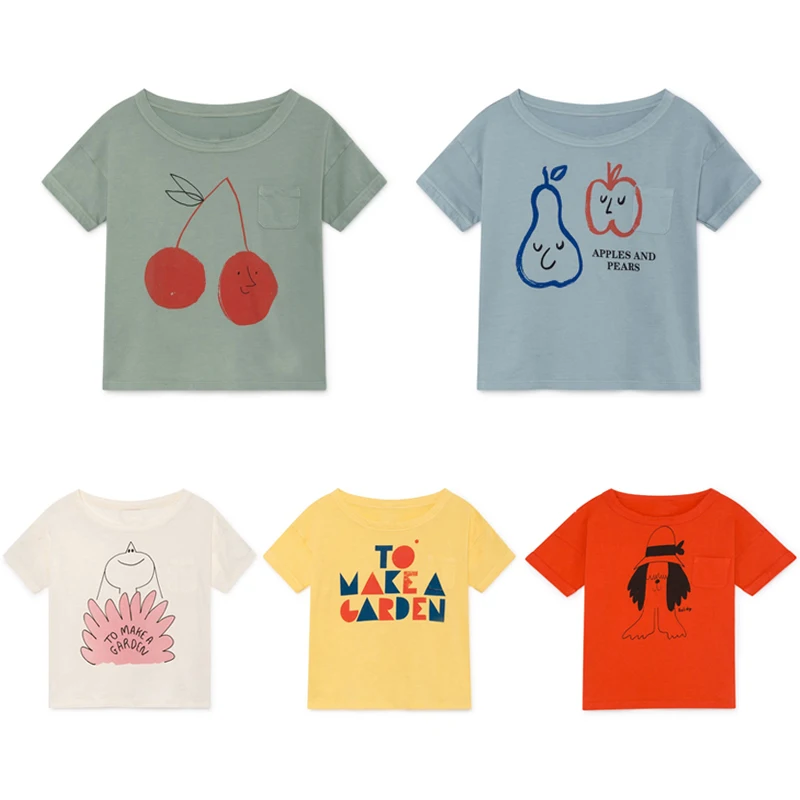 Bobo Choses 2019 Summer T-Shirt For Boy Cotton Tops Animal Print Short Sleeve Girls T Shirts Children Tees Children's T-Shirt
Bobo Choses 2019 Summer T-Shirt For Boy Cotton Tops Animal Print Short Sleeve Girls T Shirts Children Tees Children's T-Shirt