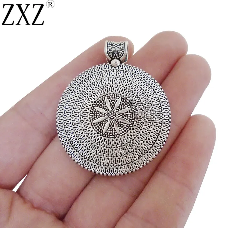 ZXZ 5pcs Antique Silver Tone Round Edelweiss Flower Charms Pendants For DIY Necklace Jewelry Making Finding 44x36mm
ZXZ 5pcs Antique Silver Tone Round Edelweiss Flower Charms Pendants For DIY Necklace Jewelry Making Finding 44x36mm