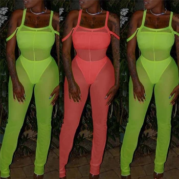 Fashion Women Jumpsuit Beach Cover Up See Through One Piece Romper Hot Sale Ladies Jumpsuits Womens Clothing Party Playsuit
Fashion Women Jumpsuit Beach Cover Up See Through One Piece Romper Hot Sale Ladies Jumpsuits Womens Clothing Party Playsuit