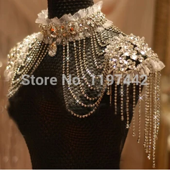 Bridal Chain Tassel Shoulder Strap Bride Beads Lace Jewelry Crystal Accessories Jewellery Wedding Necklace Jewerly Sets
Bridal Chain Tassel Shoulder Strap Bride Beads Lace Jewelry Crystal Accessories Jewellery Wedding Necklace Jewerly Sets