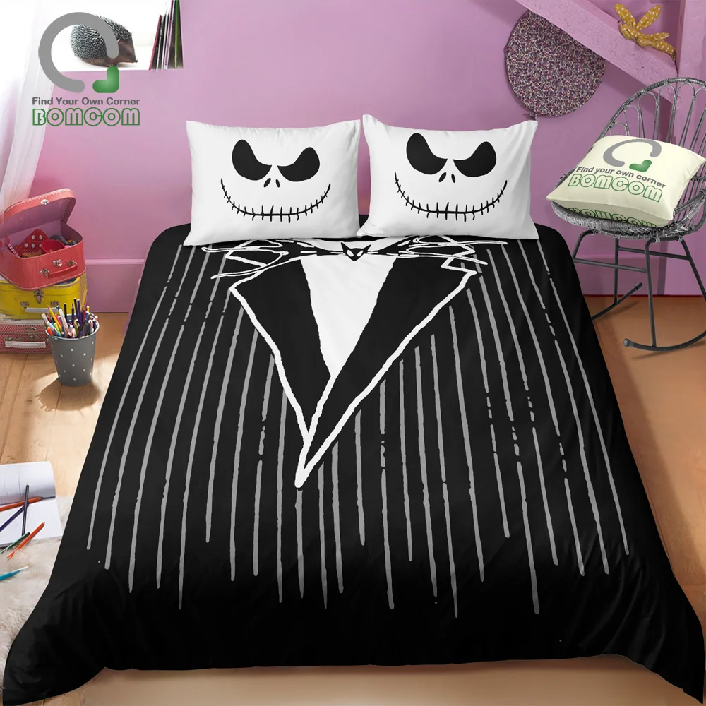 BOMCOM 3D Digital Printing Duvet Cover Set the Nightmare Before Christmas Suit Bedding Set 100% Microfiber
BOMCOM 3D Digital Printing Duvet Cover Set the Nightmare Before Christmas Suit Bedding Set 100% Microfiber