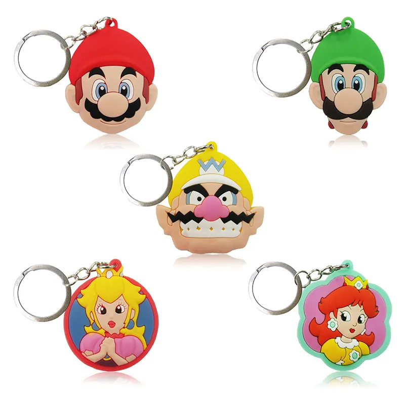 2PCS PVC Keychain Mini Anime Cartoon Figure Super Mario Bro Key Ring Kids Toy Pendant Keychain Key Holder Fashion Trinkets
2PCS PVC Keychain Mini Anime Cartoon Figure Super Mario Bro Key Ring Kids Toy Pendant Keychain Key Holder Fashion Trinkets