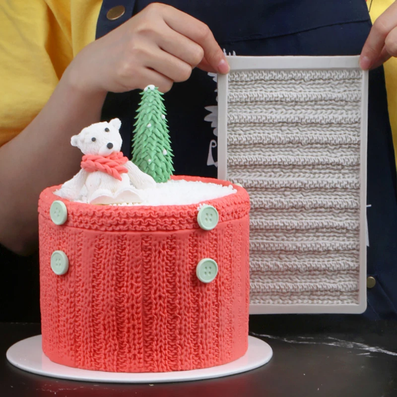 Woollen Knit Mould Silicone Mold Fondant Cake Decorating Tool Gumpaste Sugarcraft Chocolate Forms Bakeware
Woollen Knit Mould Silicone Mold Fondant Cake Decorating Tool Gumpaste Sugarcraft Chocolate Forms Bakeware