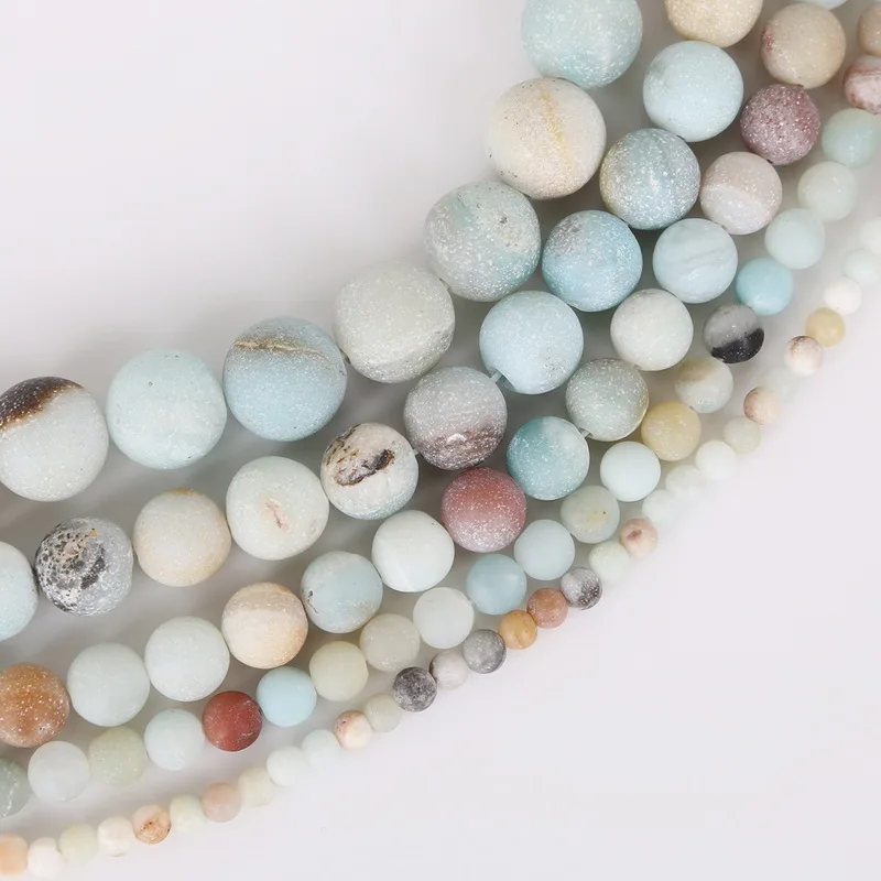 Wholesale Natural Dull Polish Matte New Amazon Stone Beads For Jewelry Making DIY Bracelet Necklace 4/6/8/10/12mm Strand 15''
Wholesale Natural Dull Polish Matte New Amazon Stone Beads For Jewelry Making DIY Bracelet Necklace 4/6/8/10/12mm Strand 15''
