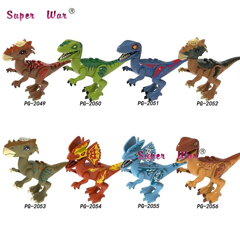 1pcs Jurassic World Dinosaur Dilophosaurus Stygimoloch Velocirapto Building Blocks Movie Set Model Toys for Children
1pcs Jurassic World Dinosaur Dilophosaurus Stygimoloch Velocirapto Building Blocks Movie Set Model Toys for Children