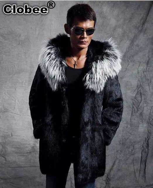 XXXL Plus Size Winter Men Coat 2019 Faux Mink Fur Outerwear 2019 Medium-long Black Hooded Fur Collar Warm Leather Jacket X674
XXXL Plus Size Winter Men Coat 2019 Faux Mink Fur Outerwear 2019 Medium-long Black Hooded Fur Collar Warm Leather Jacket X674