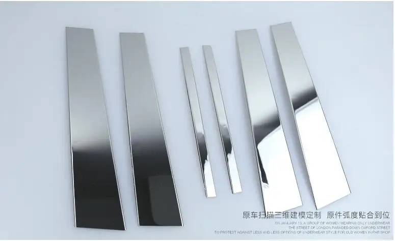 For KIA Sportage QL 2016- 2018 304 Stainless Steel Car Window Center Pillar Cover Sticker Trim Decoration Sequins Accessories
For KIA Sportage QL 2016- 2018 304 Stainless Steel Car Window Center Pillar Cover Sticker Trim Decoration Sequins Accessories