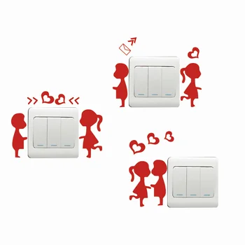 Love-77 3Pcs Creative Love Trilogy Switch Sticker Cartoon Silhouette Vinyl Wall Sticker Home Wallpaper
Love-77 3Pcs Creative Love Trilogy Switch Sticker Cartoon Silhouette Vinyl Wall Sticker Home Wallpaper