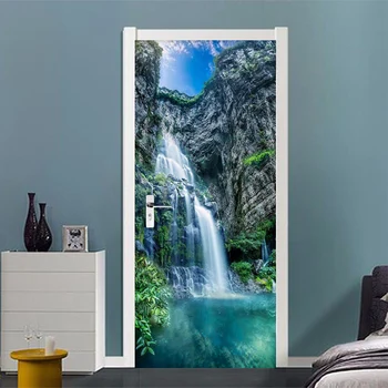 3D Waterfalls Landscape Door Sticker Home Decor Living Room Dining Room PVC Self-Adhesive Waterproof Wall Decals Vinyl Wallpaper 
3D Waterfalls Landscape Door Sticker Home Decor Living Room Dining Room PVC Self-Adhesive Waterproof Wall Decals Vinyl Wallpaper