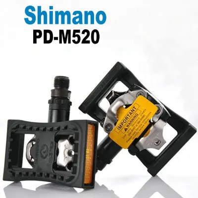 Shimano PD-M520 M520 Pedals SPD Cleats Cycling MTB Mountain Bicycle Bike Parts Chrome-moly & Aluminum Self-Locking Clipless
Shimano PD-M520 M520 Pedals SPD Cleats Cycling MTB Mountain Bicycle Bike Parts Chrome-moly & Aluminum Self-Locking Clipless