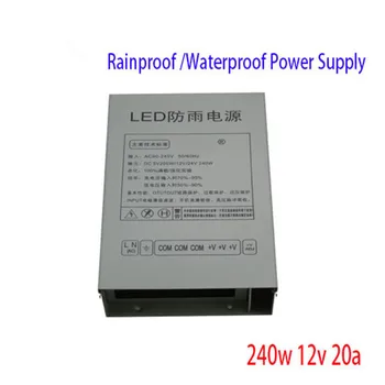best price 12V 240W 20A Rainproof switch mode power supply 12V20A SMPS, Power adapter outdoor power supply
best price 12V 240W 20A Rainproof switch mode power supply 12V20A SMPS, Power adapter outdoor power supply