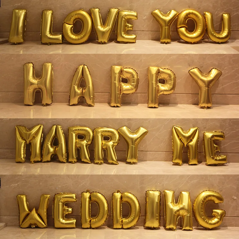 1pcs Gold 16inch A-Z letter Foil Balloons Wedding birthday party decorations kids Toys Baby Shower Air Balloon
1pcs Gold 16inch A-Z letter Foil Balloons Wedding birthday party decorations kids Toys Baby Shower Air Balloon