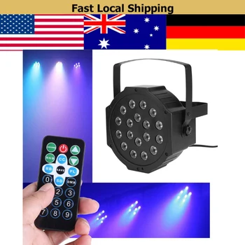 Automatic LED Stage Lights 18 RGB PAR LED DMX Stage Lighting Effect 7 Channel DMX-512 Master-Slave Led Flat for DJ Disco Party
Automatic LED Stage Lights 18 RGB PAR LED DMX Stage Lighting Effect 7 Channel DMX-512 Master-Slave Led Flat for DJ Disco Party