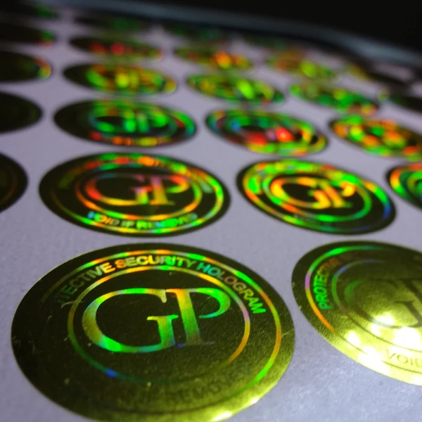 Image custom made self adhesive hologram sticker maker labels. Free design ! void if removed