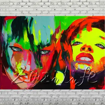 Palette knife portrait Face Oil painting Character figure canvas Hand painted Francoise Nielly wall Art picture 115
Palette knife portrait Face Oil painting Character figure canvas Hand painted Francoise Nielly wall Art picture 115