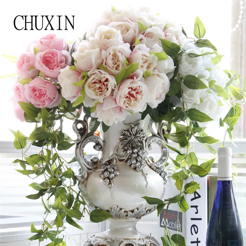 10 Heads/Bouquet Silk Artificial Roses Flowers Bride Hand Wedding Bouquet For Table Home Decorative Flower Fleur Artificiel
10 Heads/Bouquet Silk Artificial Roses Flowers Bride Hand Wedding Bouquet For Table Home Decorative Flower Fleur Artificiel