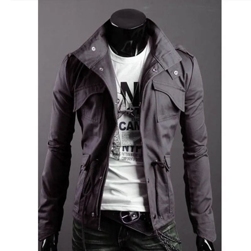 Faroonee Men's Autumn Bomber Jacket Long Sleeve Multi Pockets Jacket Casual Sportwear Coat Zipper Coat Hoodies Jackets Coat Y055
Faroonee Men's Autumn Bomber Jacket Long Sleeve Multi Pockets Jacket Casual Sportwear Coat Zipper Coat Hoodies Jackets Coat Y055